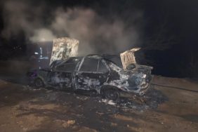 Fekede Araç alev Alev Yandı