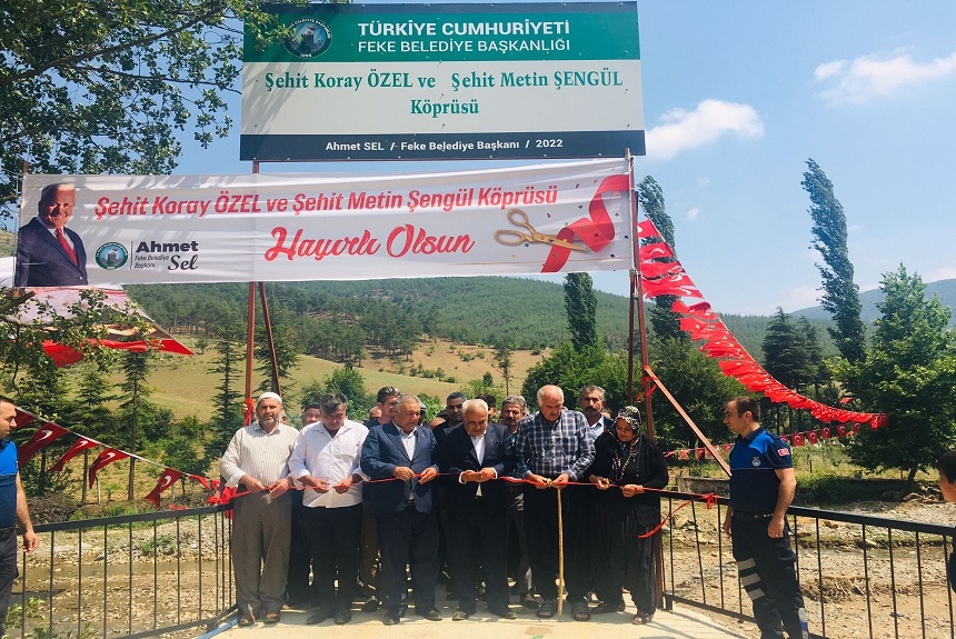 Süphandere Şehit Koray Özel ve Şehit Metin Şengül  Köprüsü Açıldı