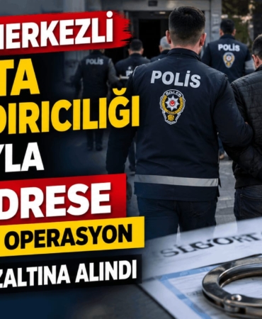 SİGORTA DOLANDIRICILIĞI OPERASYONU 77 GÖZALTI