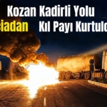 TRAFİK KAZASINDA FACİADAN KIL PAYI KURTULDU